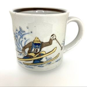 Vintage Skiing Mug